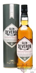 Glen Deveron 10 years old single malt Speyside whisky by Macduff 40% vol.   0.70 l