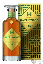Hazelwood aged 25 years Scotch whisky by William Grants 40% vol.  0.50 l