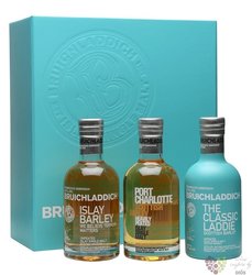 Bruichladdich „ Wee Laddie tasting collection ” single malt Islay whisky 50% 3x0.20 l