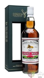 Glenlivet 1967 „ Rare vintage of Gordon &amp; MacPhail ” Speyside single malt whisky 43% vol.  0.70
