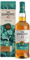 Glenlivet  First fill oak American 200 years  aged 12 years single malt whisky 40% vol.  0.70 l