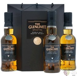 Glenlivet  Spectra  Speyside single malt whisky  3x0.20 l
