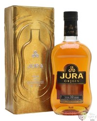 Jura  Origin  aged 10 years metal box single malt Jura whisky 40% vol.  0.70 l