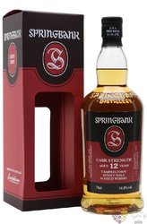 Springbank „ Cask strength batch no.18 ” aged 12 years Scotch whisky 54.8% vol.0.70 l