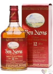 Ben Nevis „ de Luxe Blend ” aged 12 years Highland whisky 40% vol.  70, l