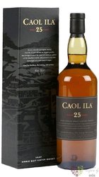 Caol Ila 25 years old single malt Islay whisky 43% vol.  0.70 l