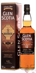 Glen Scotia 12 years  Seasonal 2022  Campbeltown single malt whisky 53.3% vol. 0.70 l