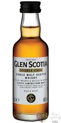 Glen Scotia Double cask  PX cask finish Rich &amp; Spicy  Campbeltown whisky  46% vol.  0.05 l