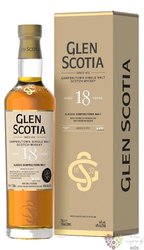 Glen Scotia 18 years old Campbeltown single malt whisky 46% vol.  0.70 l