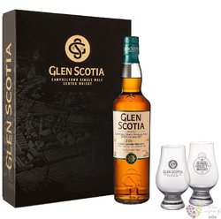 Glen Scotia „ Campbeltown Harbour ed.2023 ” glass box Campbeltown single malt whisky 40% vol. 0.70 l