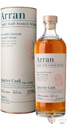 the Arran „ Bothy Quarter cask ” single malt Arran whisky 56.2% vol.  0.70 l