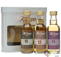 the Arran  10&amp;12&amp;14 years old  single malt Arran whisky    3x0.05 l