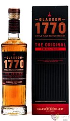 Glasgow 1770 „ The Original ” single malt Scotch whisky 46% vol.  0.50 l