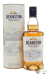 Deanston 12 years old single malt Highland whisky 46.3% vol.  0.70 l