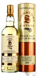Benrinnes 2008  Signatory Vintage  Speyside whisky 43% vol.  0.70 l