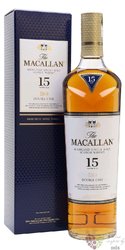 Macallan „ Double cask ” aged 15 years single malt Speyside whisky 40% vol.  0.70 l