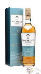 Macallan  Fine Oak  aged 15 years single malt Speyside whisky 40% vol.   0.70l