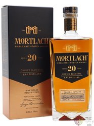 Mortlach „ Cowie´s Blue Seal ” aged 20 years single malt Speyside whisky 43.4% vol.  0.70 l