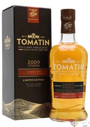Tomatin 2009  Rum cask  aged 10 years Speyside single malt whisky  46% vol. 0.70 l