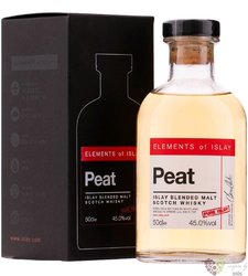 Elements of Islay „ Peat - Pure ” blended malt Highlands whisky 45% vol.  0.50 l
