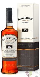 Bowmore „ Golden &amp; elegant ” ltd. aged 15 years single malt Islay whisky 40% vol.  1.00 l