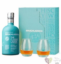 Bruichladdich  Scottish Barley classic laddie  2 glass packIslay whisky  50% vol.  0.70 l