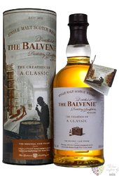 Balvenie „ the Creation of a Classic ” aged 15 years Speyside single malt whisky 43% vol.  0.70 l