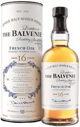 Balvenie  French Oak Pineau Cask  aged 16 years Speyside single malt whisky  47.3% vol.  0.70 l