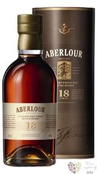 Aberlour 18 years old single malt Speyside Scotch whisky 43% vol.  0.50 l
