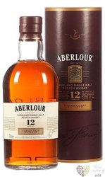 Aberlour  Sherry cask  aged 12 years single Speysides whisky 40% vol.  1.00 l