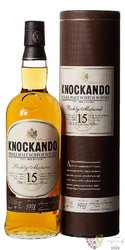 Knockando Richly matured 1998 aged 15 years wood box Speyside whisky 43% vol.  0.70 l
