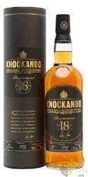 Knockando Slow matured 1998 aged 18 years single malt Speyside whisky 43% vol. 0.70 l