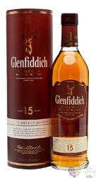 Glenfiddich  Unique solera reserve  aged 15 years single malt Speyside whisky 40% vol.  0.70 l