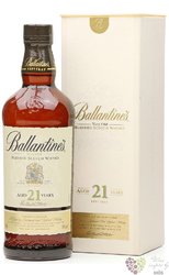 Ballantines 21 years old premium blended Scotch whisky 40% vol.  0.70 l