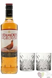 Famous Grouse 2glass pack blended Scotch whisky 40% vol.     0.70 l