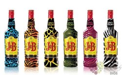 J&amp;B „ Poppy colours ” blended Scotch whisky 40% vol.    0.70 l