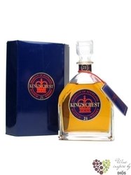Kings Crest 21 years old premium blended Scotch whisky 40% vol.     0.70 l