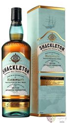 Mackinlay´s rare old „ Shackleton ” Highland malt whisky 40% vol.  1.00 l