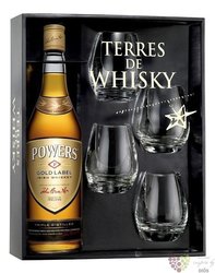 Powers  Gold label  4glass pack blended Irish triple distilled whiskey 43.2% vol.  0.70 l