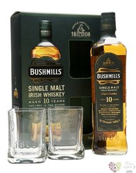 Bushmills  Two woods  aged 10 years glass pack Irish whiskey 40% vol.  0.70 l