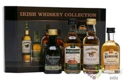 Cooley  T+C+K+K  Irish whiskey collection of distillery   4 x 0.05 l