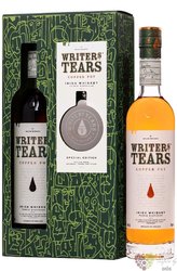 Writers Tears   Original Copper Pot  flask set rish whiskey 40% vol.  0.70 l
