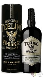 Teeling  Small batch rum cask  metal box black Irish whiskey 46% vol.  0.70 l