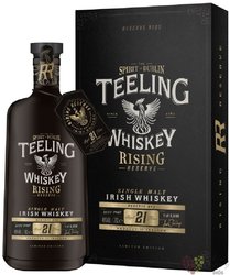 Teeling  Rising Reserve no.3  aged 21 years Irish whiskey  46% vol.  0.70 l