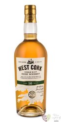 West Cork aged 10 years single malt Irish whiskey 40% vol.   0.70 l