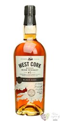West Cork  Black cask  blended Irish whiskey 40% vol.  0.70 l