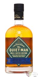 Quiet man small bach edition  Bordeaux cask  aged 12 years Irish whiskey 46% vol.  0.70 l