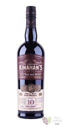 Kinahans aged 10 years single malt Irish whiskey 46% vol.  0.70 l