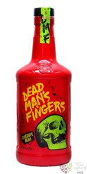 Dead mans finger „ Cherry ” flavored caribbean rum 37.5% vol.  0.70 l