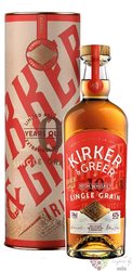 Kirker &amp; Greer  Single grain  aged 10 years Irish whiskey 43% vol.  0.70 l
